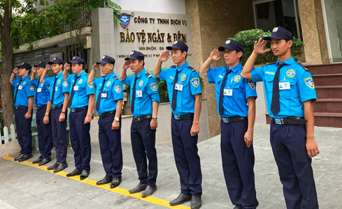 NDS Security Guards receiving regular trainings