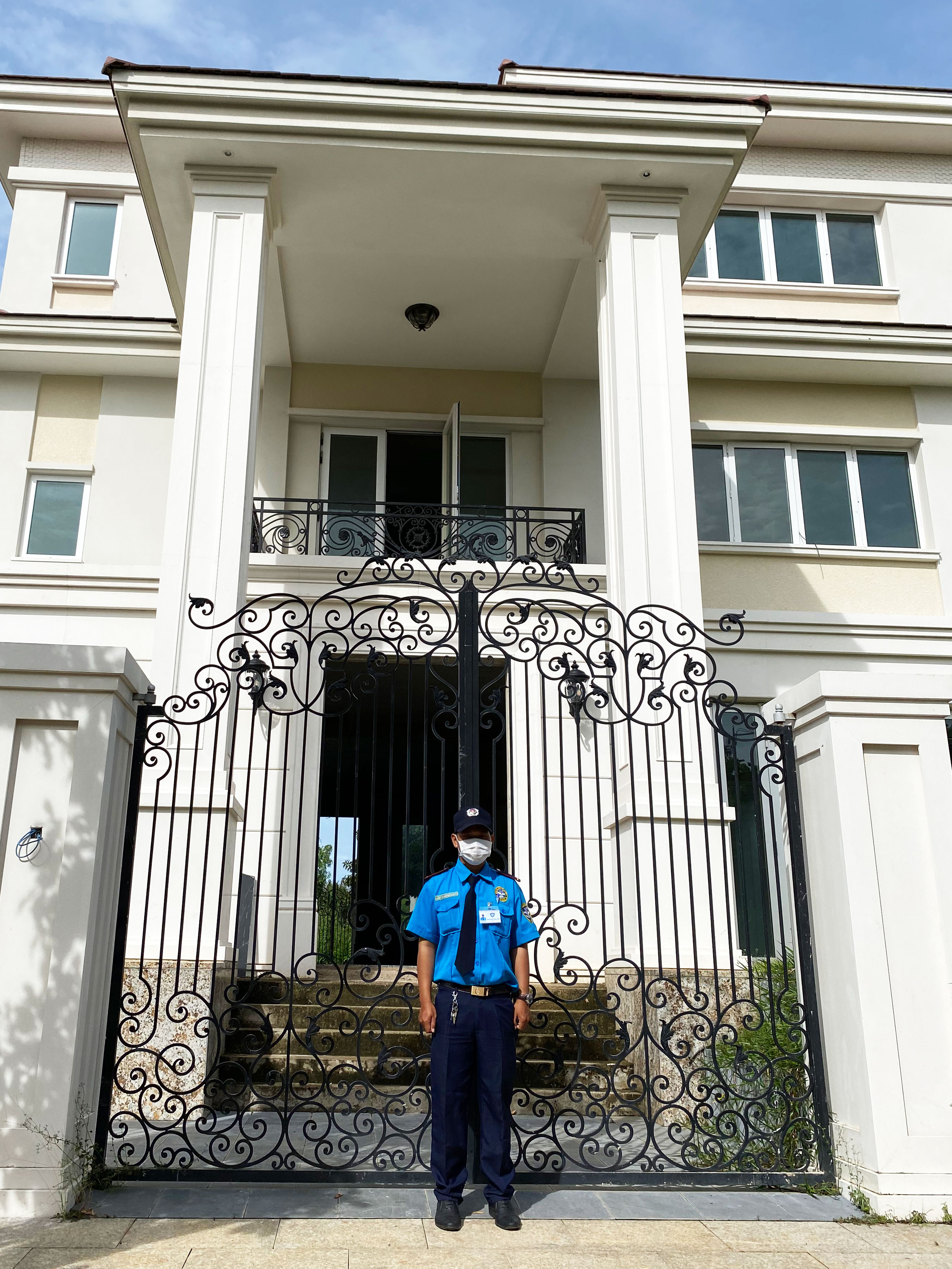 NDS Security Guard guarding a villa at Saroma Villa, Sala City 