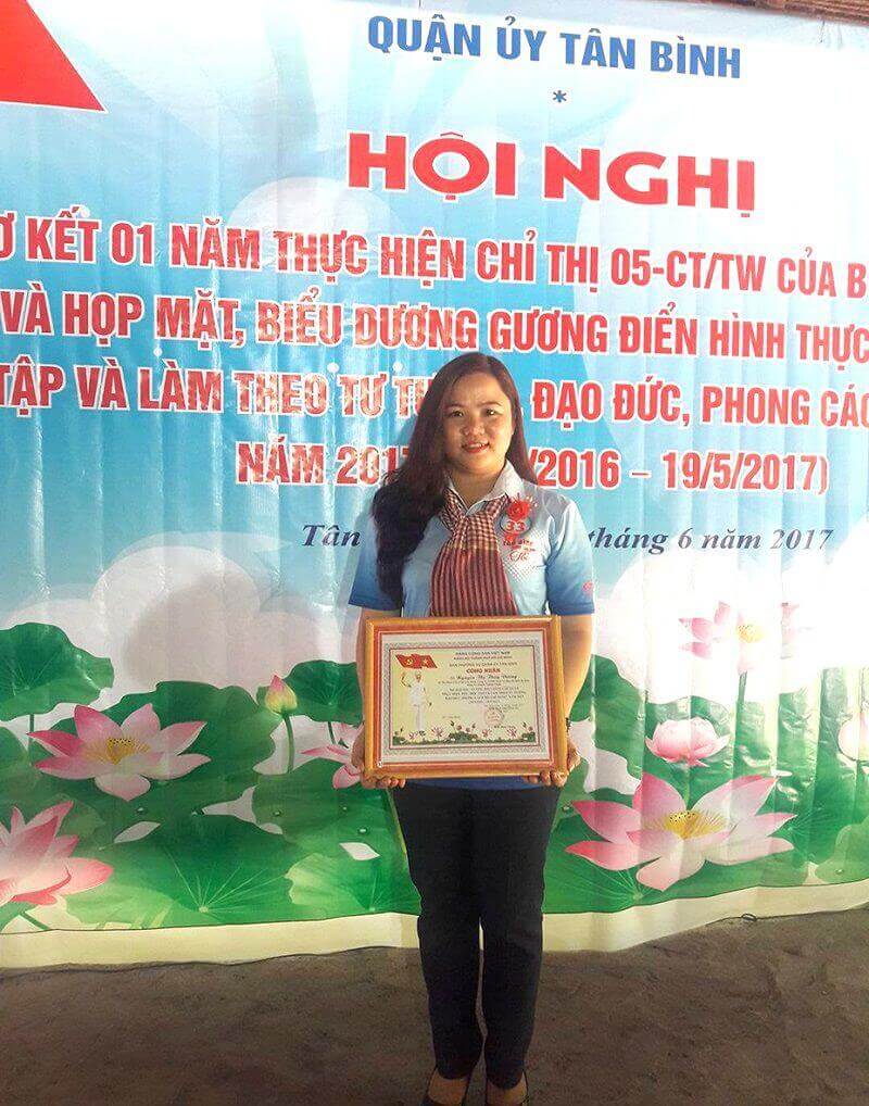 Nguyễn Thị Thùy Dương - Gương điển hình 2017