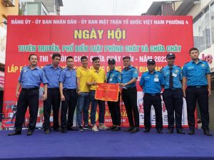 Bảo vệ Ngày & Đêm cùng Nam Á Bank đạt giải nhất Cuộc thi Phòng cháy chữa cháy giỏi năm 2022